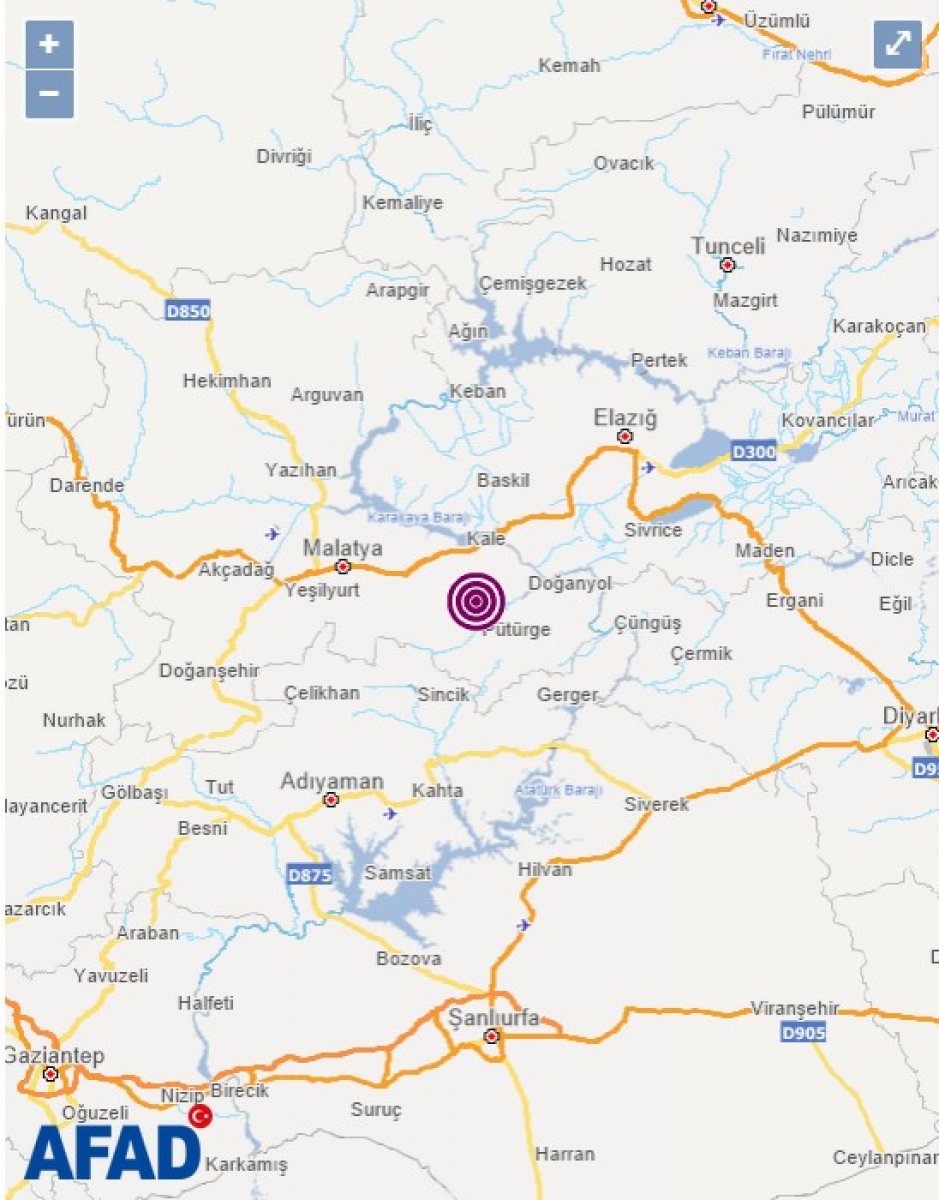 Malatya'da 5 büyüklüğünde deprem