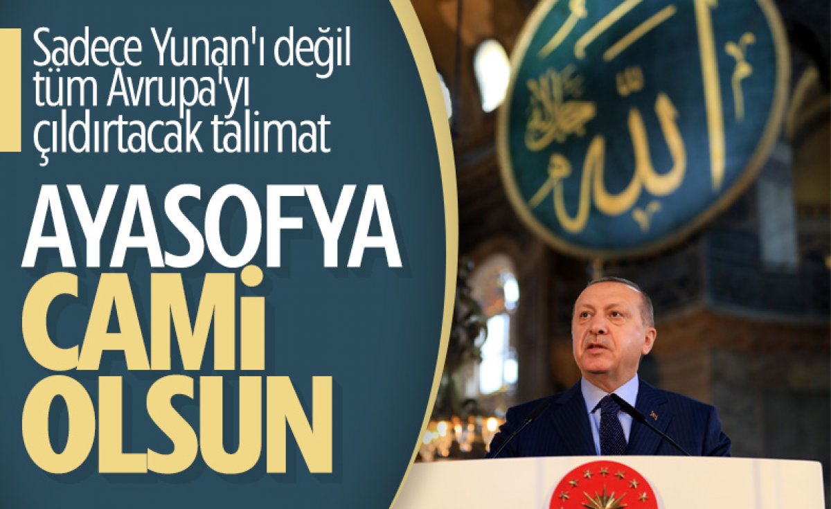 Yunan basınının gündeminde Erdoğan’ın Ayasofya kararı var
