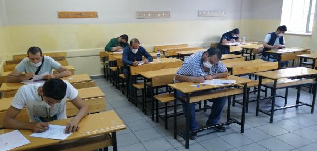 Normalleşme sürecindeki ilk sınav yapıldı