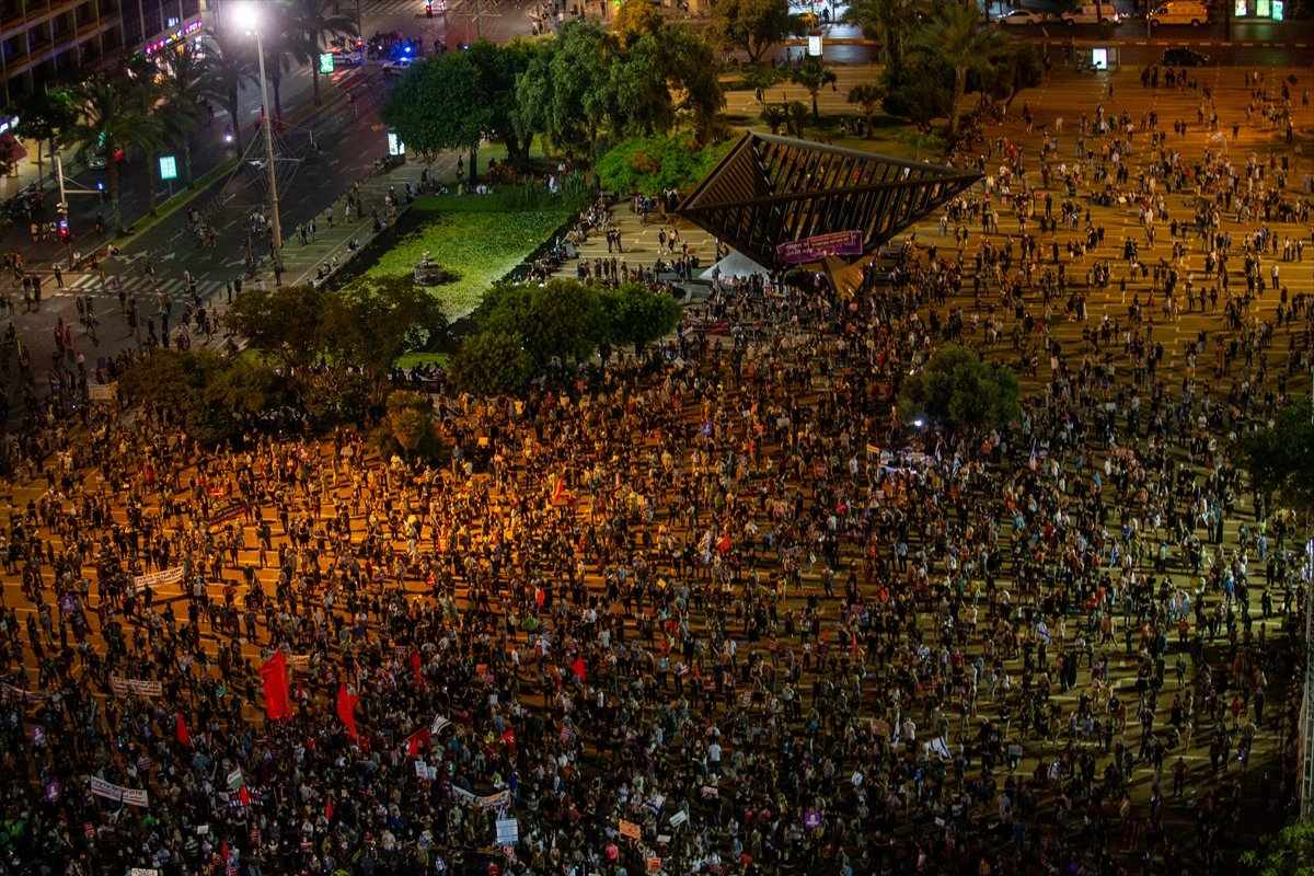 İsrail'de ilhak planı protestosu