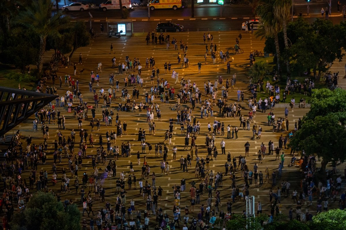 İsrail'de ilhak planı protestosu