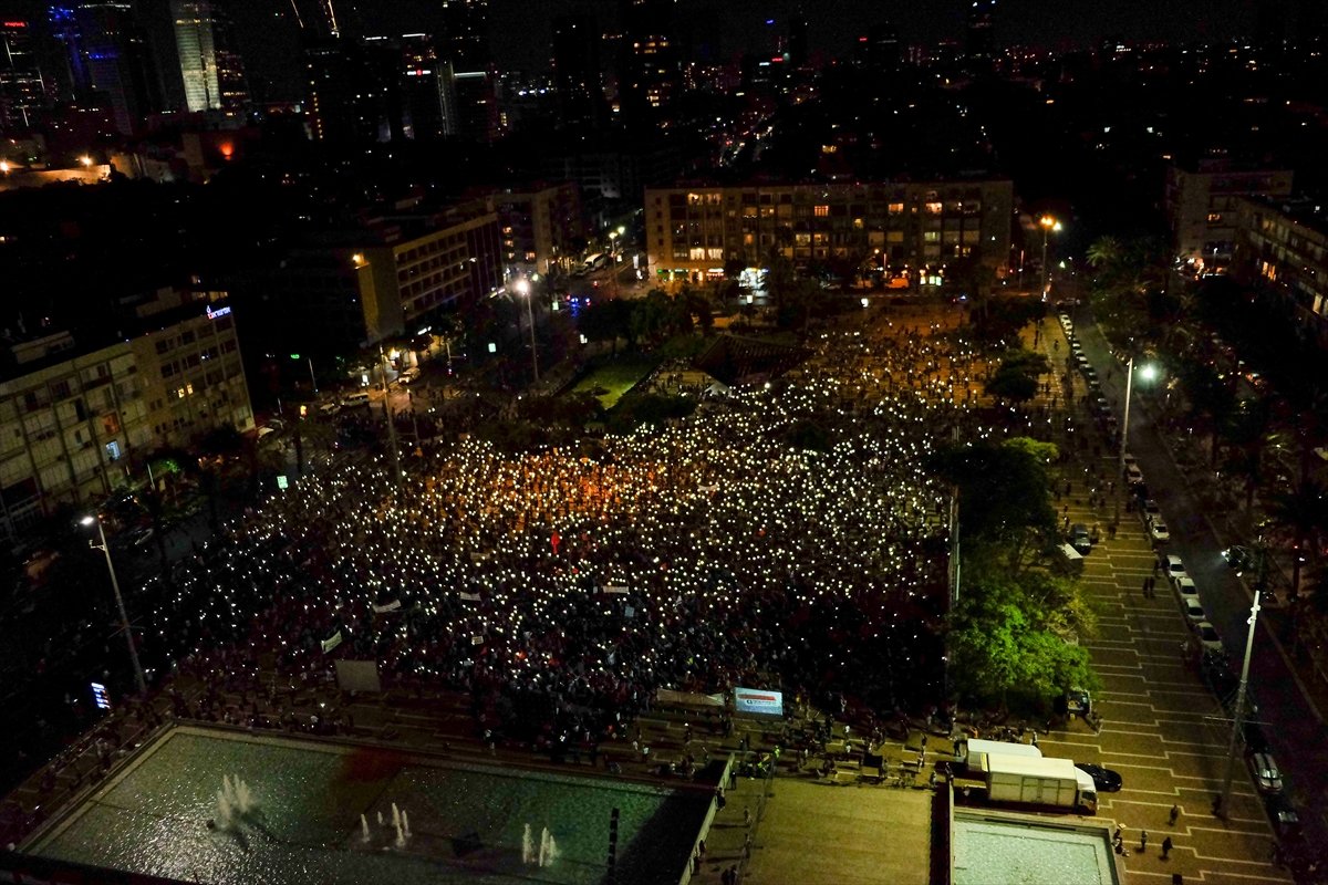 İsrail'de ilhak planı protestosu