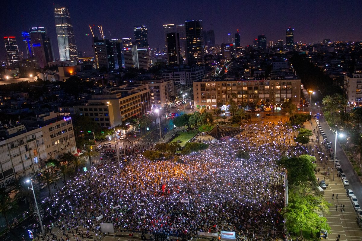 İsrail'de ilhak planı protestosu