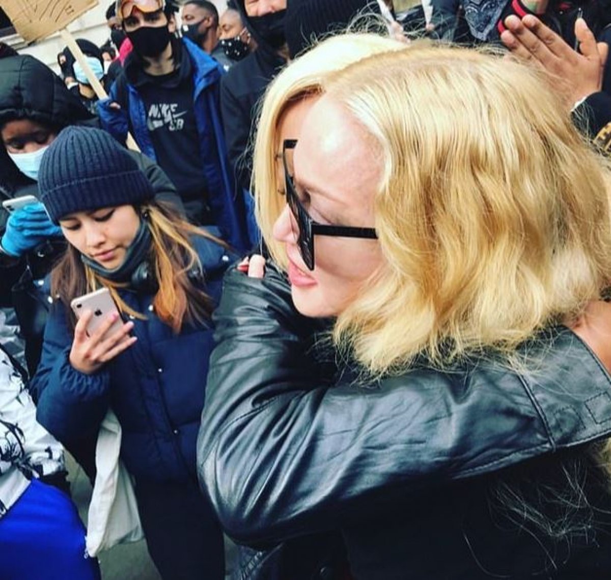 Madonna, George Floyd protestosunda