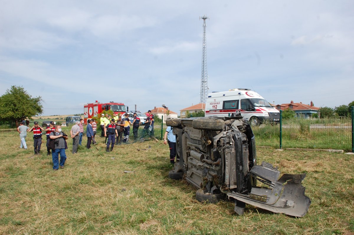 i Malkara'da trafik kazası: 3'ü çocuk 5 yaralı