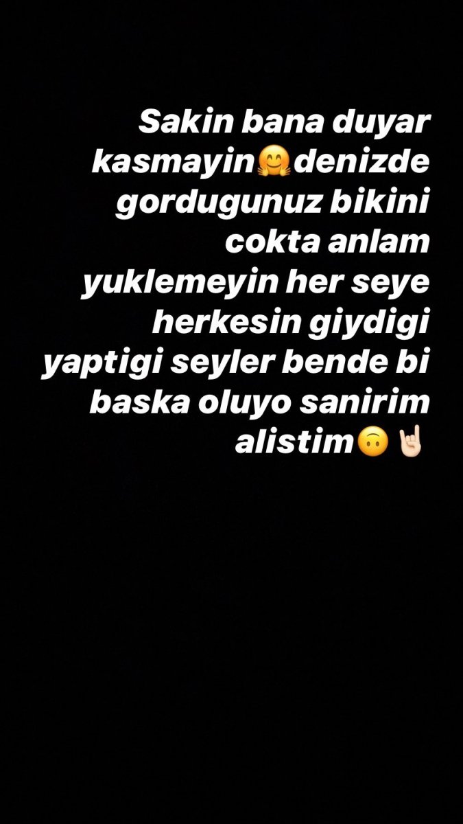 Yasmin Erbil'den bikinili paylaşım