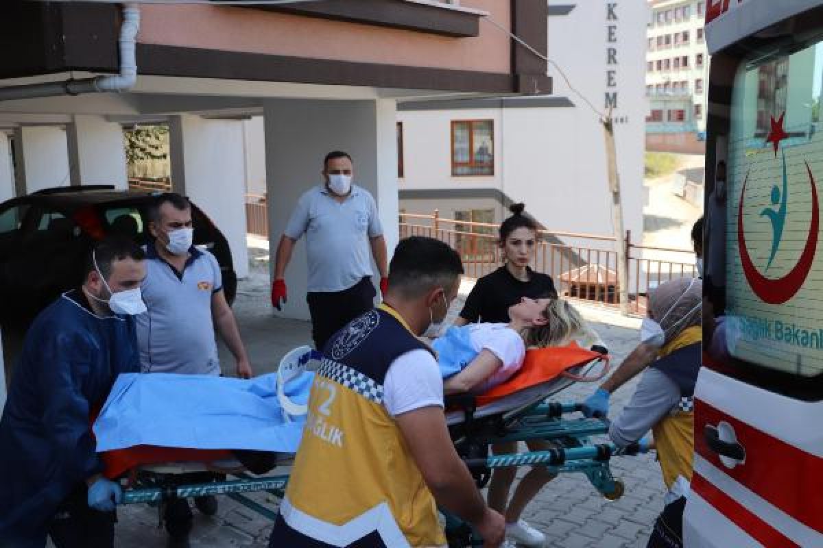 Zonguldak'ta eski eşini ayağından vurup, rehin aldı