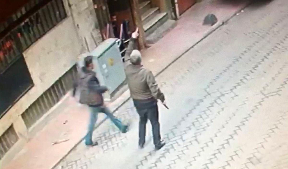 i Okmeydanı'nda eski ortağının iş yerini bastı