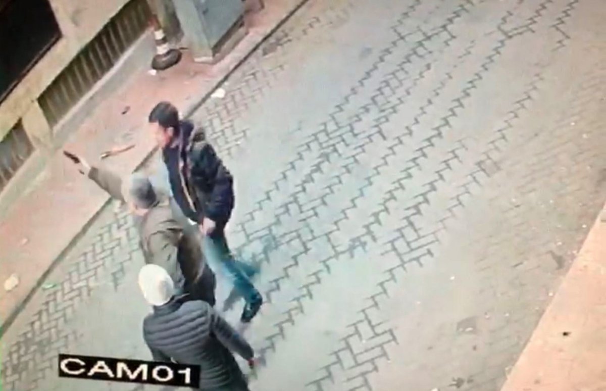 i Okmeydanı'nda eski ortağının iş yerini bastı