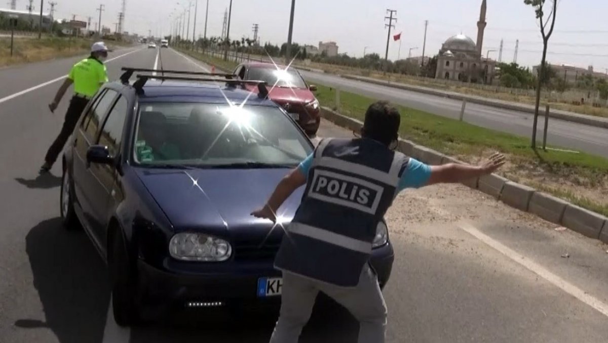 Film sahnelerini aratmayan kaçış kapanla son buldu