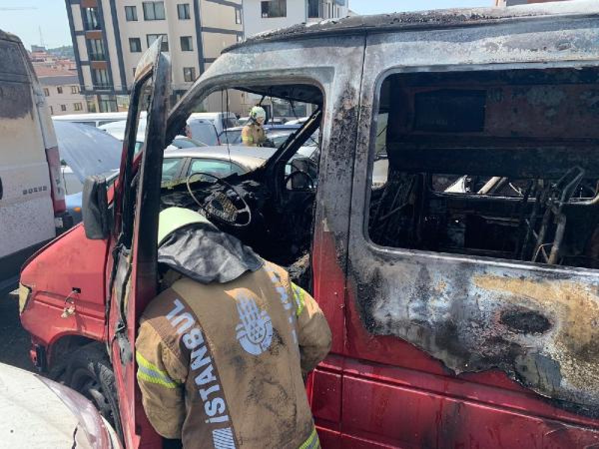 d Kartal'da, Yediemin Otoparkı'nda yangın çıktı