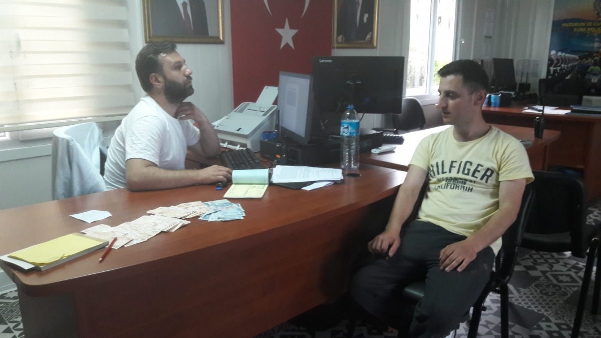 i Tekirdağ'da işçi gençlerden örnek davranış