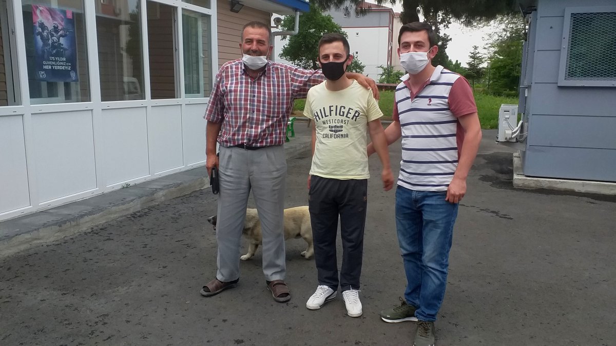 i Tekirdağ'da işçi gençlerden örnek davranış