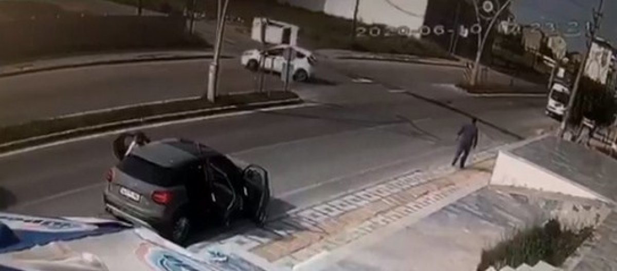 i Tekirdağ'da takla atan aracın sürücüsü sağ salim çıktı