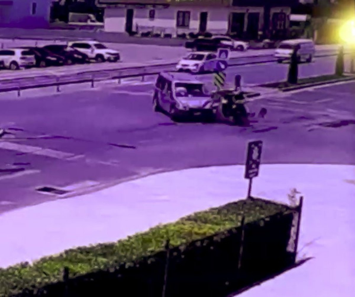 i Antalya'da motosiklet sürücüsü ticari araca çarptı