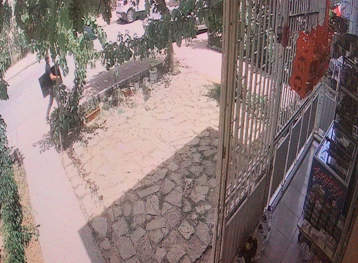 Mersin'de televizyon hırsızı rahatlığıyla pes dedirtti