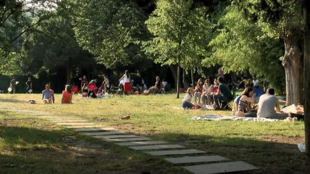 Maçka Parkı'nda yine yoğunluk yaşandı