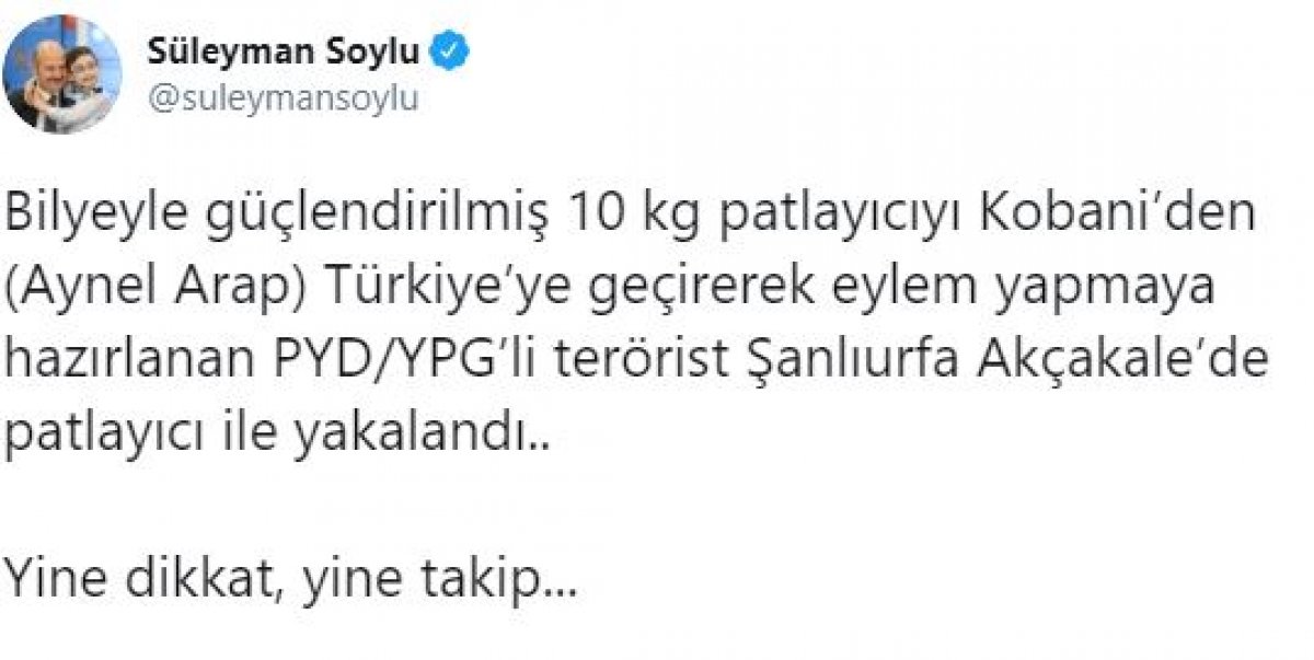 Şanlıurfa'da eylem hazırlığındaki terörist yakalandı
