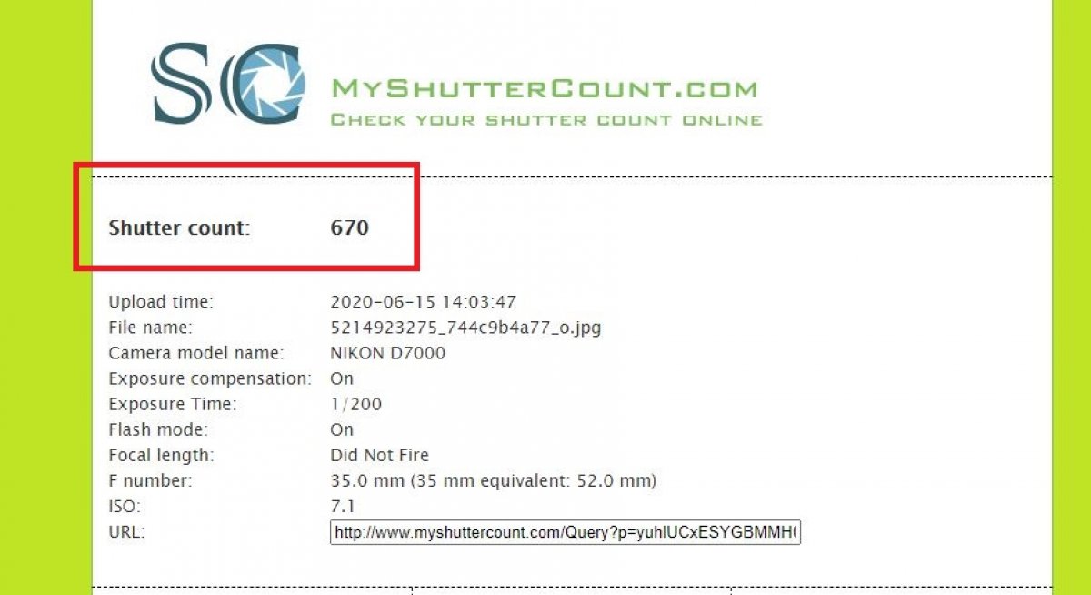 shutter sayısı öğrenme