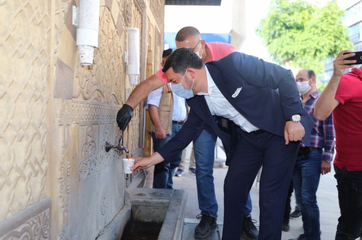 i Nevşehir'de musluklardan şerbet ve limonata akacak