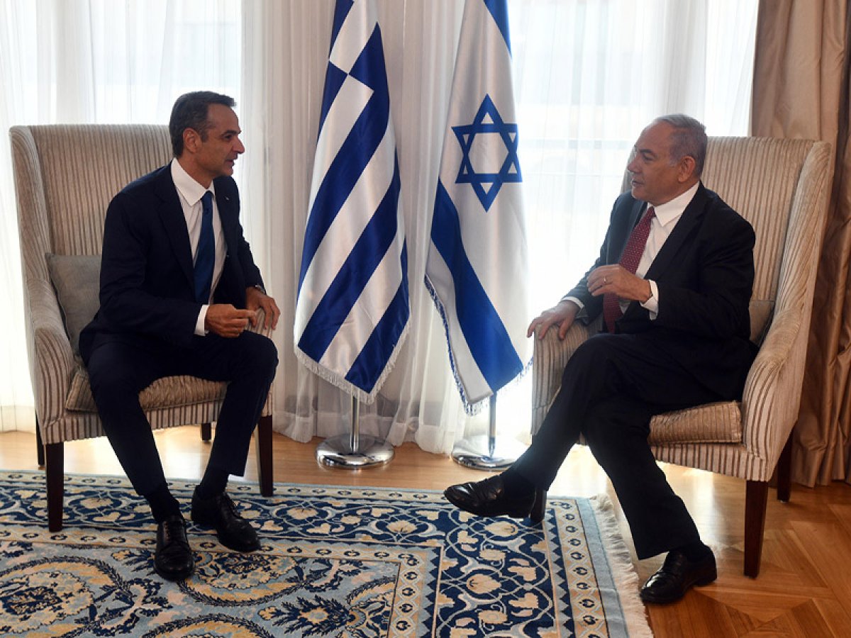 Miçotakis, Netanyahu ile İsrail'de görüştü