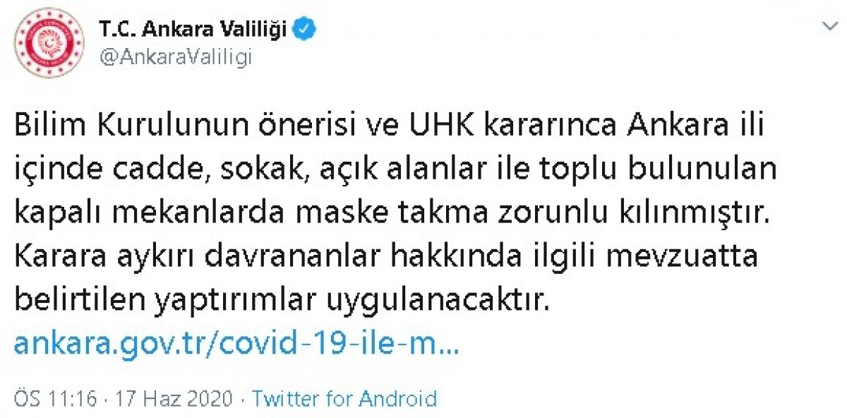 İstanbul'da maske takmak zorunlu oldu