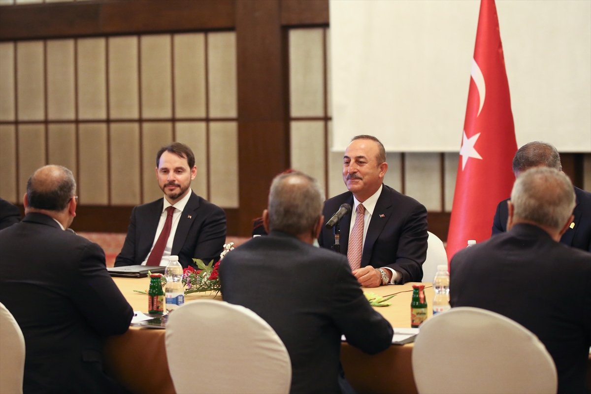 a Türk heyeti Libya'ya gitti