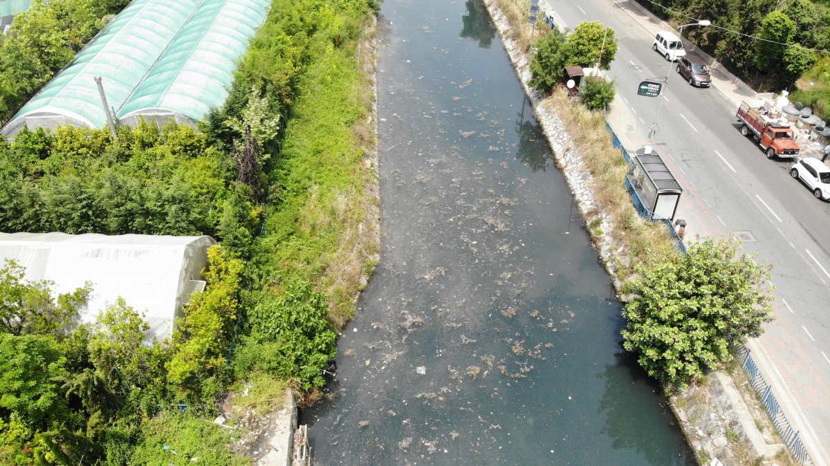 i İstanbul’daki Küçüksu Deresi’nin içler acısı hali
