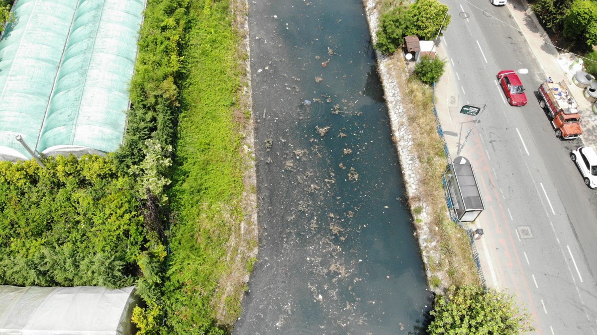i İstanbul’daki Küçüksu Deresi’nin içler acısı hali