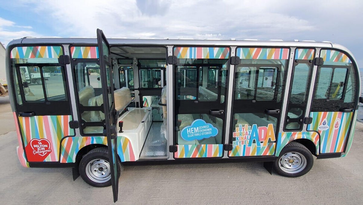 Adalar'da elektrik araçların kullanımına başlandı