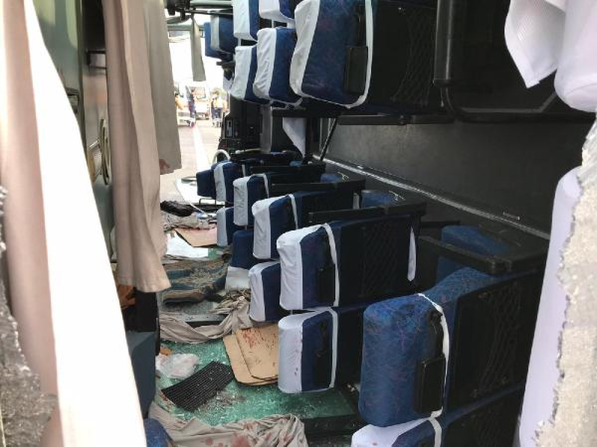 d Hadımköy'de midibüs devrildi: 10 yaralı