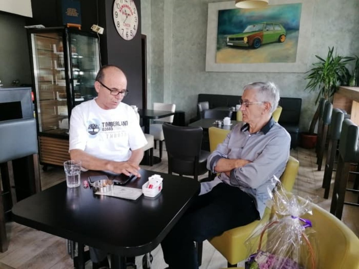 dha Bosna'daki savaşta hayatını kurtaran adamla buluştu