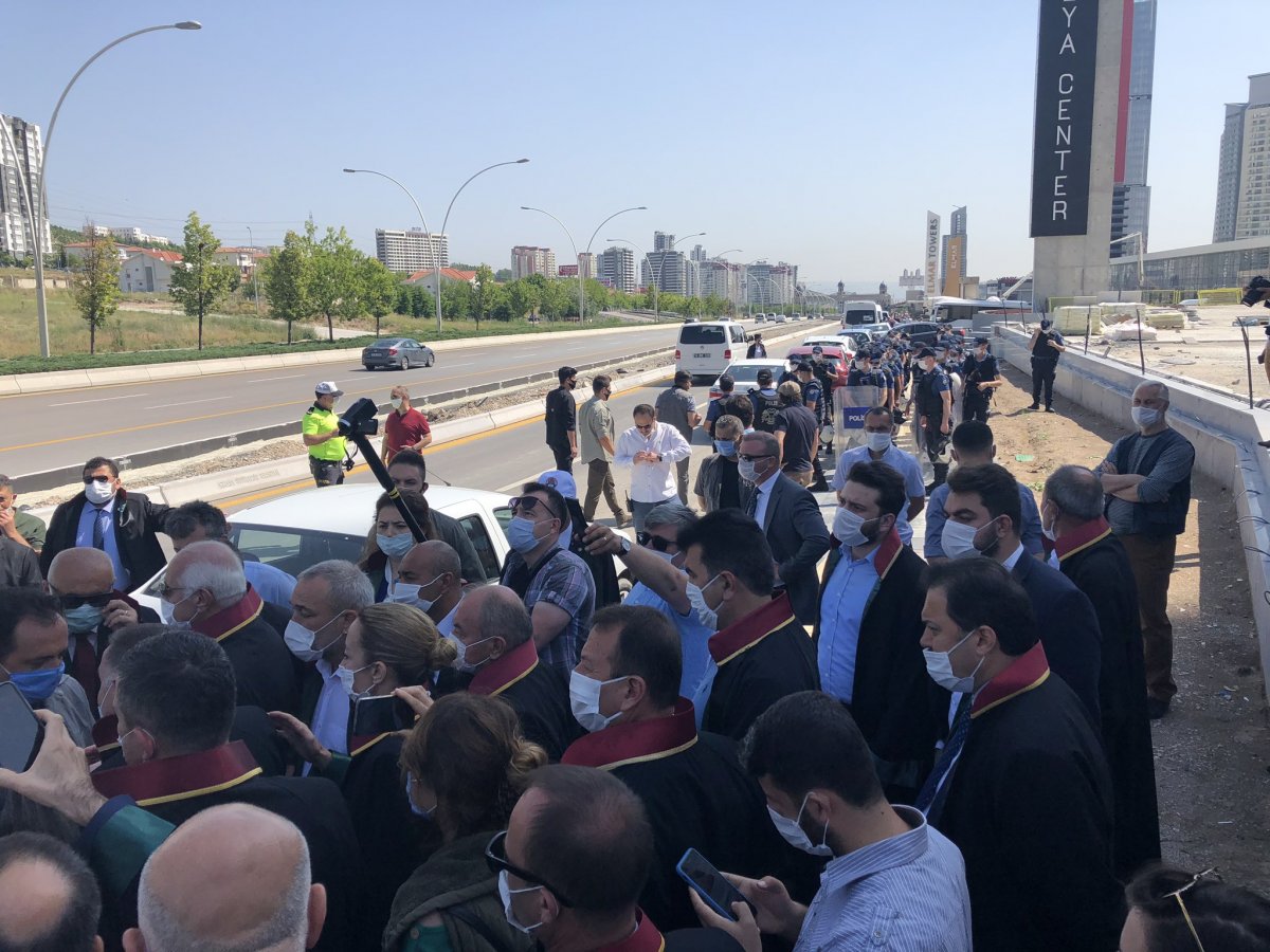 Baro üyelerinin Ankara'ya girişine izin verilmedi