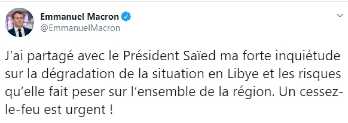 Macron Türkiye'den şikayetçi