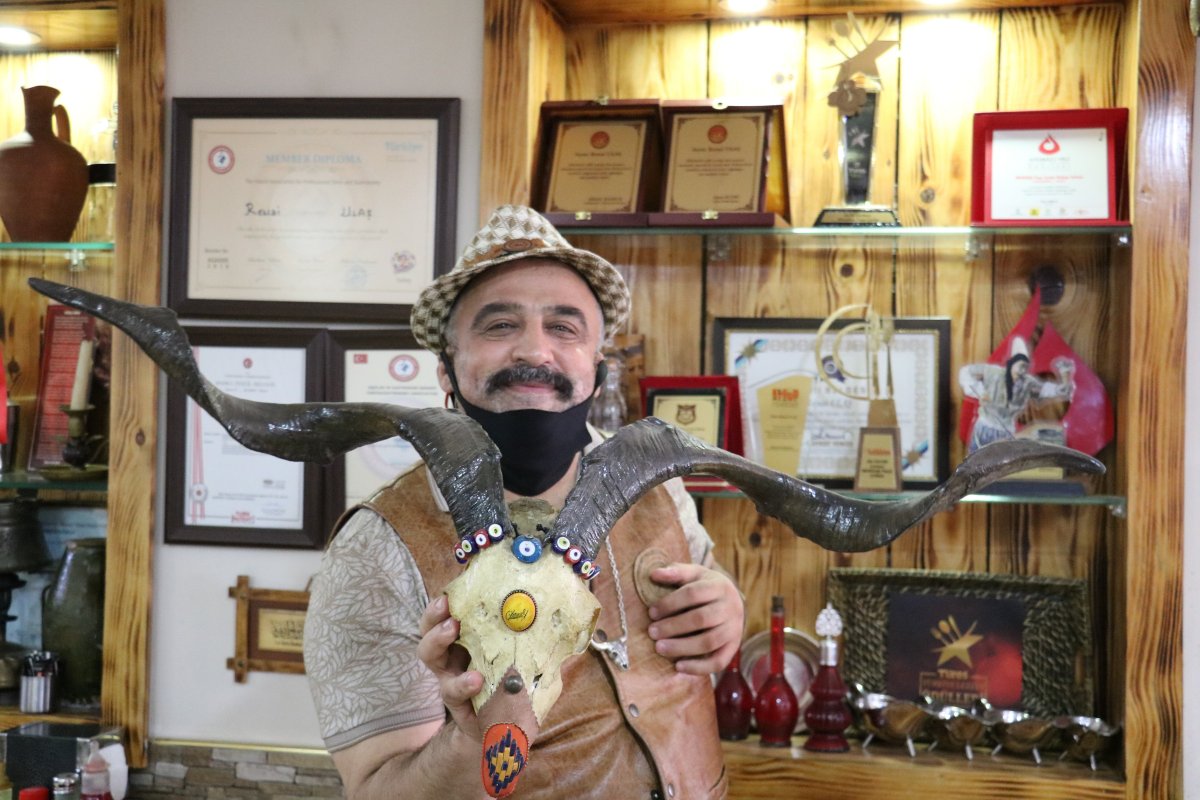 Kahramanmaraşlı paça ustası mesleğini sanata dönüştürdü