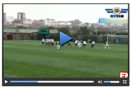 Recep Niyaz'dan harika frikik golü