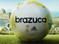 2014 Dünya Kupası'nın resmi maç topu Brazuca tanıtıldı