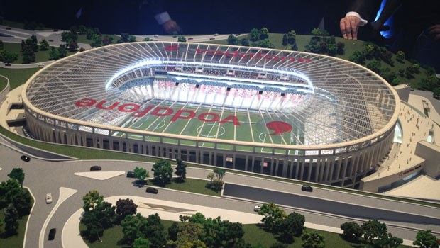 Beşiktaş Vodafone Arena Stadı tanıtıldı