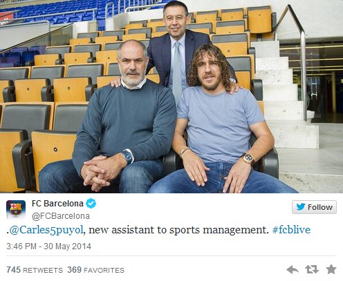 Puyol Barcelona'da kaldı