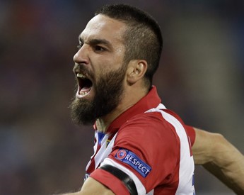 Arda Turan Atletico Madrid'de ilk 5'e girdi