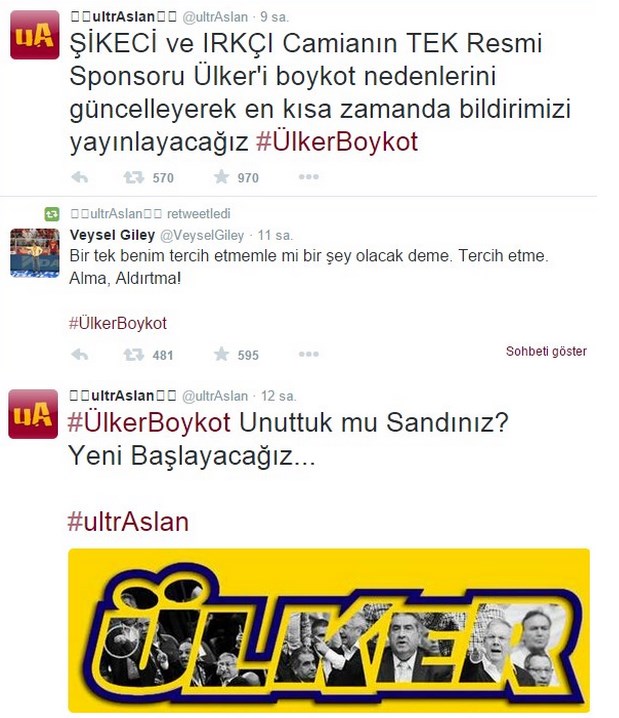 Ülker'in Fener'e desteği sosyal medyada olay oldu