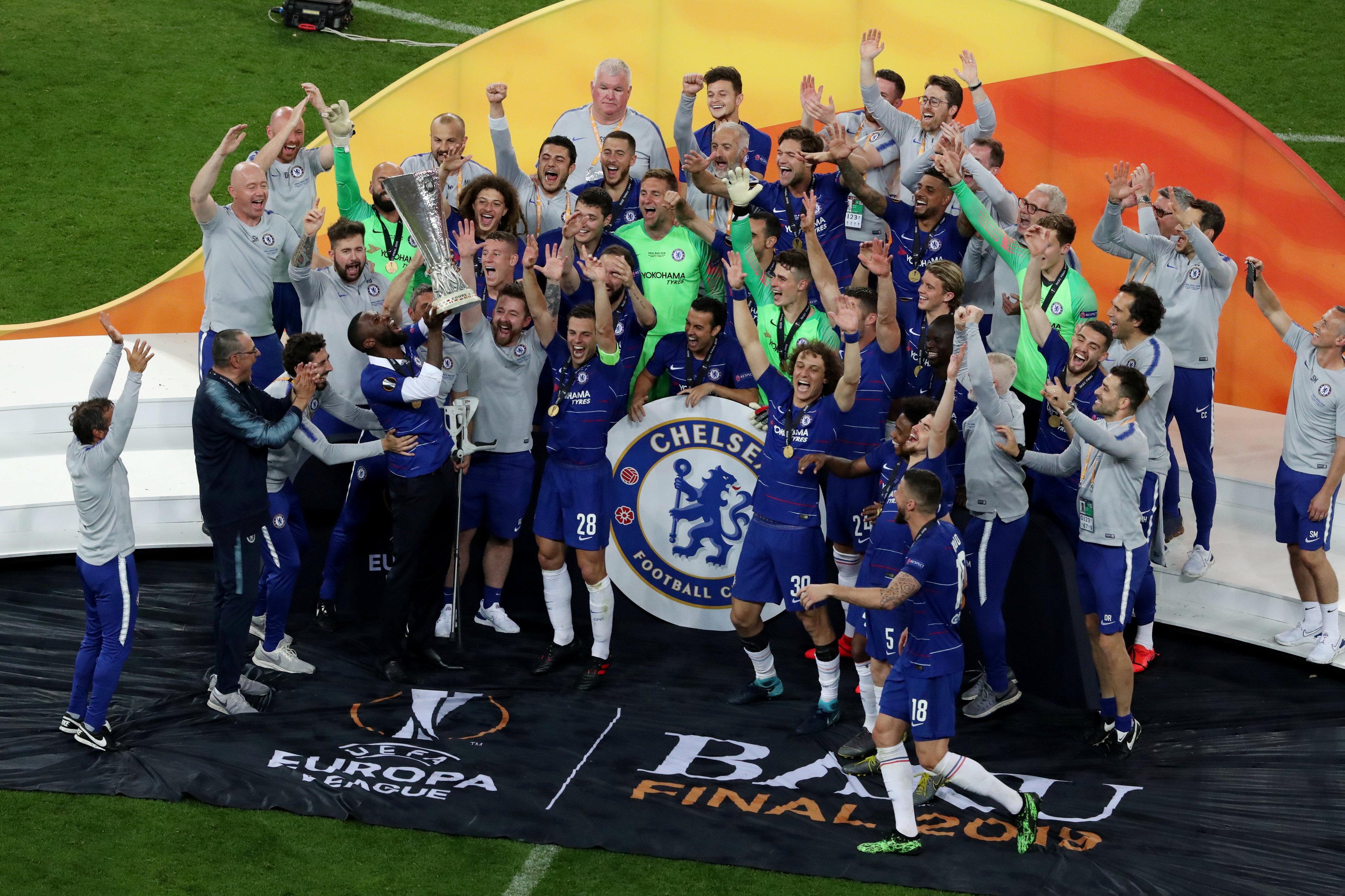 Arsenal'e 4 atan Chelsea, Avrupa Ligi'ni kazandı
