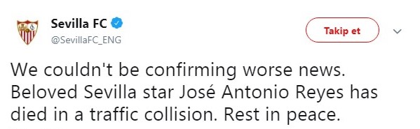 Antonio Reyes hayatını kaybetti