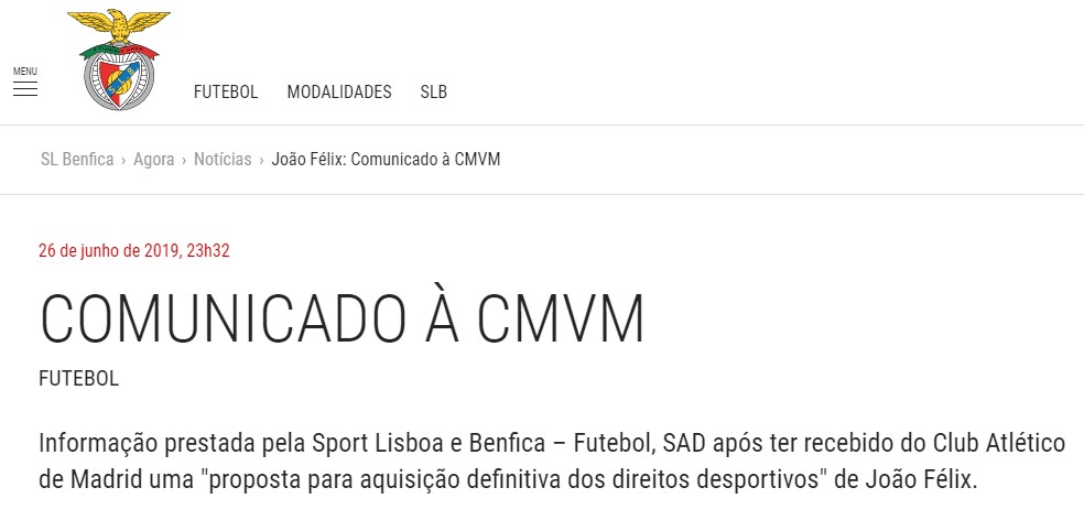 Joao Felix 126 milyon euroya Atletico Madrid'de