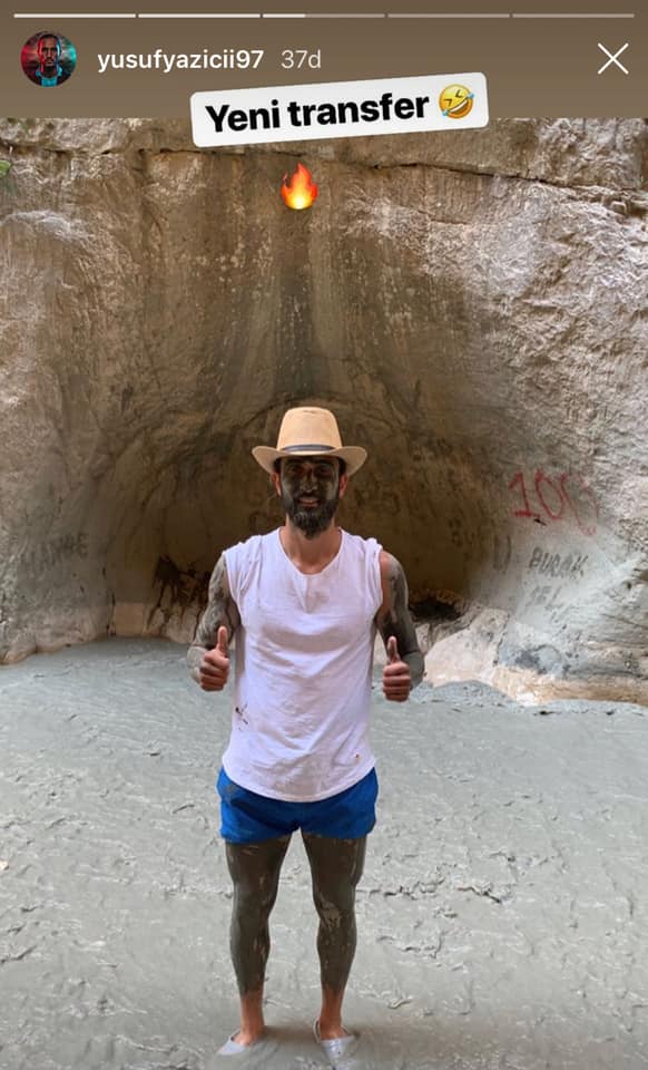 Yusuf Yazıcı yüzünü boyadı