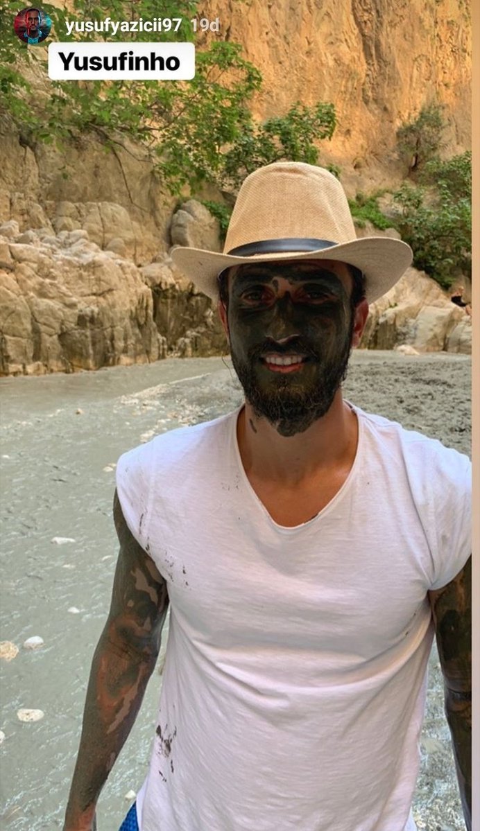 Yusuf Yazıcı yüzünü boyadı