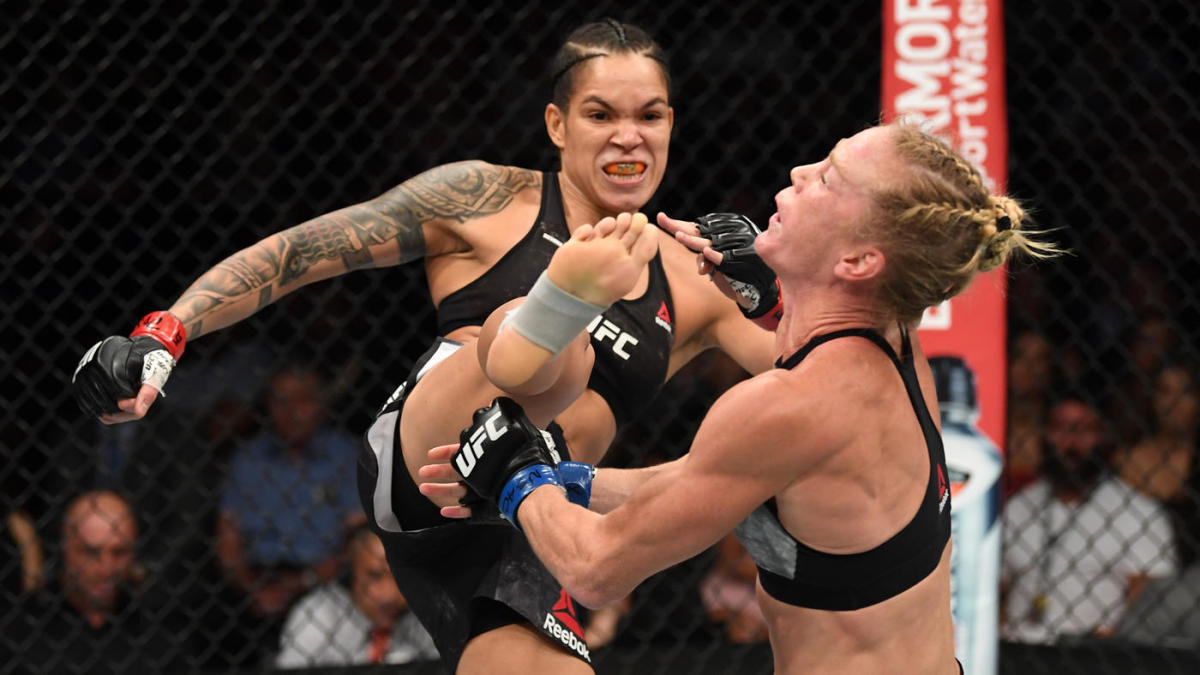 Amanda Nunes'in nakavt eden tekmesi