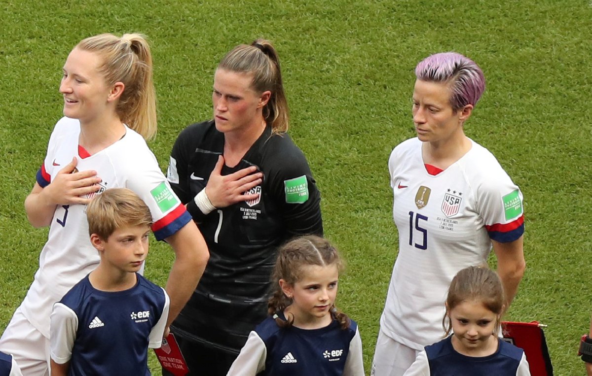 Megan Rapinoe, Trump'a sahada cevap verdi
