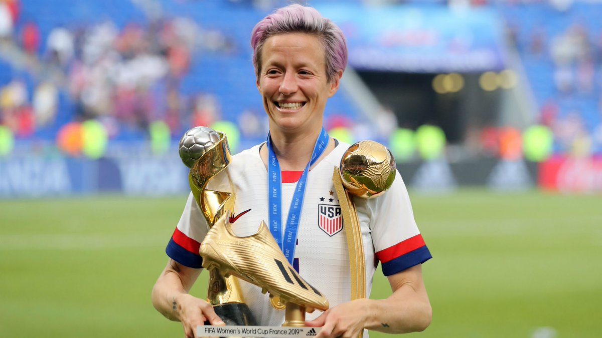 r Megan Rapinoe, Trump'a sahada cevap verdi