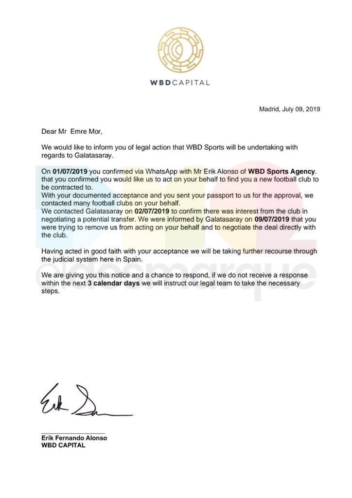 Galatasaray'da Emre Mor krizi